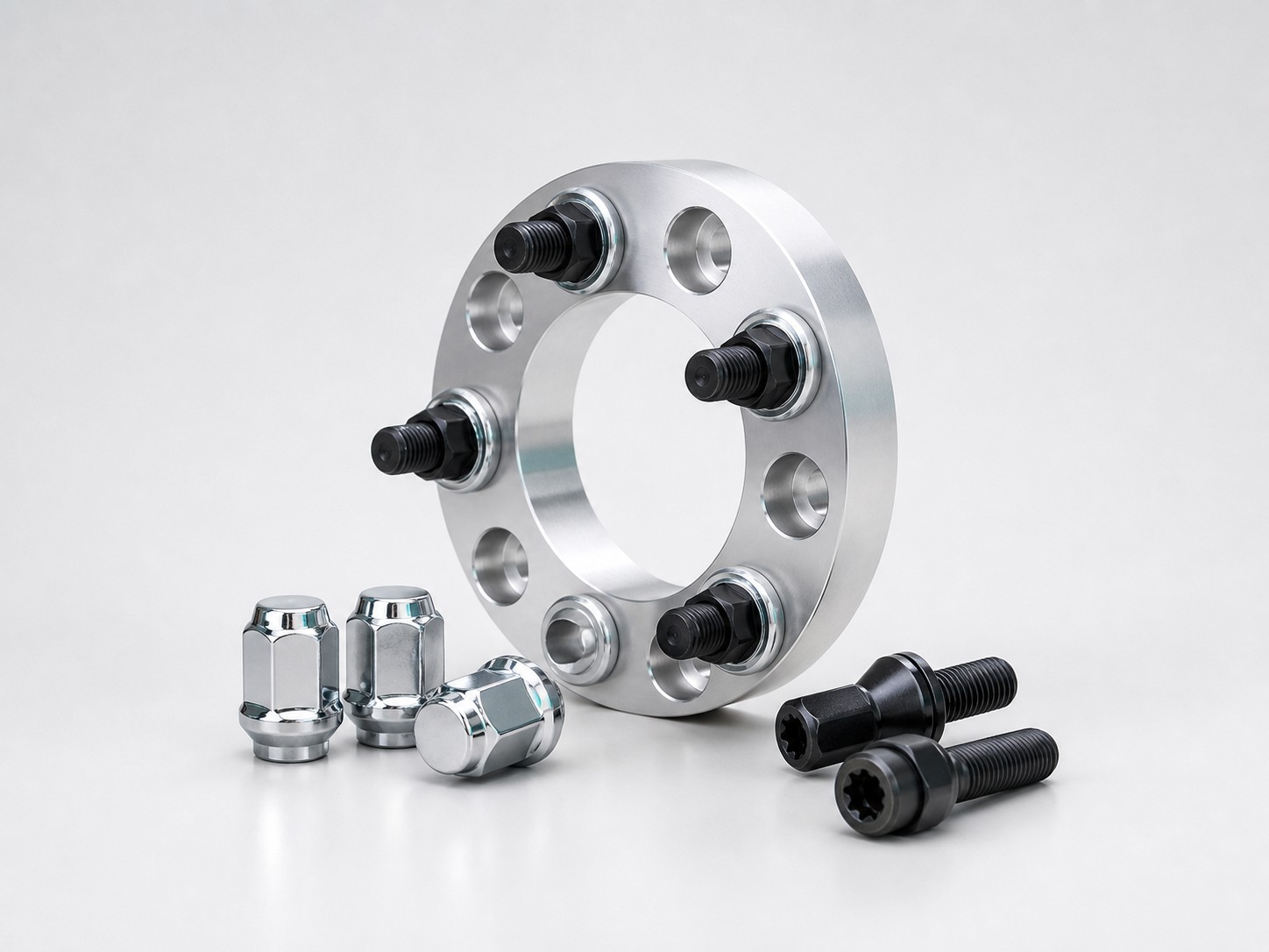 Wheel bolts and hub hardware
