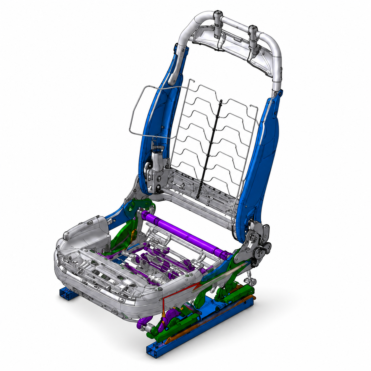 Electric 6-Way Power Seat Platform 01